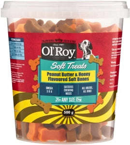 Ol'Roy Soft Bones Peanut Butter 500G