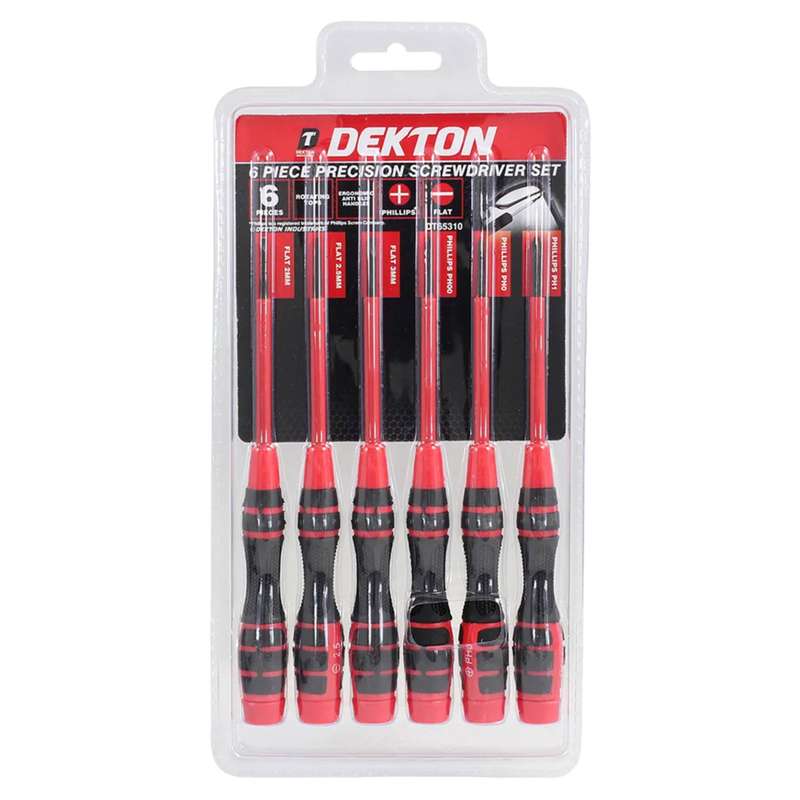 DEKTON 6PC Precision Screwdriver Set