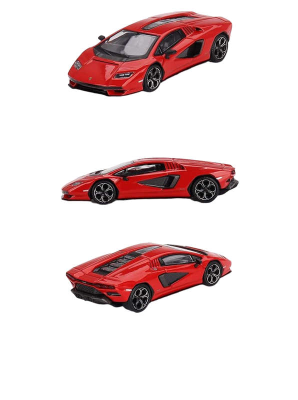 Mini GT Lamborghini Countach LPI 800-4 Rosso Mars 1:64 Model