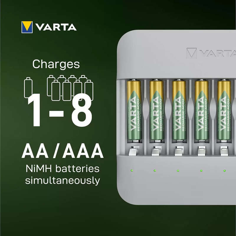 Varta Eco Rechargeable AA + AAA Batteries Kit