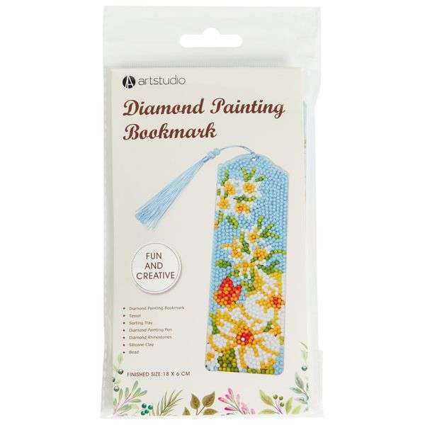 Art Studio Diamond Painting Bookmark
