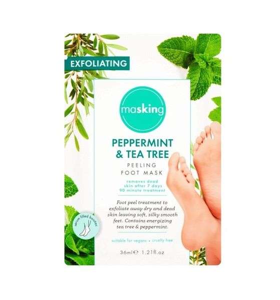 Masking Peeling Foot Mask Peppermint & Tea Tree 36ml