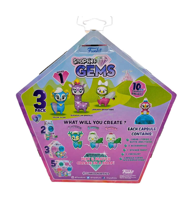 Funko Snapsies Gems Vinyl Figures - 3 Pack