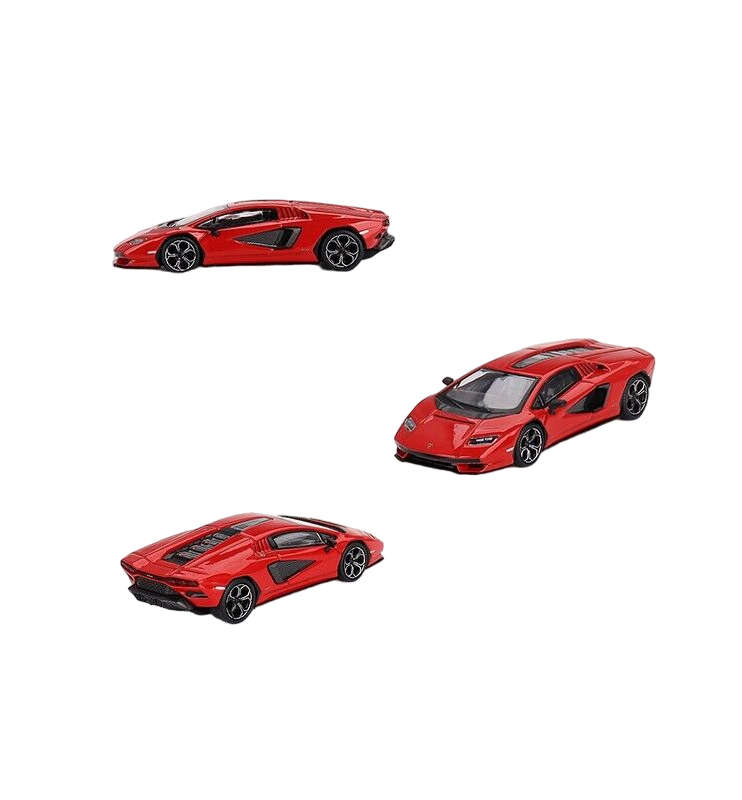 Mini GT Lamborghini Countach LPI 800-4 Rosso Mars 1:64 Model