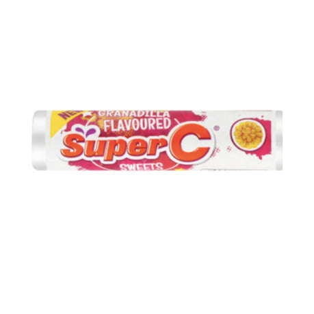 Super C- Granadilla Flavoured Sweets 36.9g