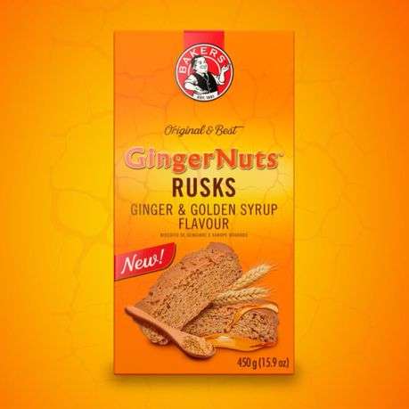 Bakers Rusks Ginger Nuts 450g