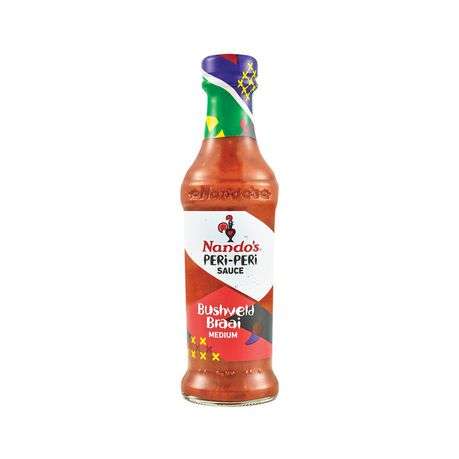 Nando's Peri-Peri Medium Bushveld Braai Sauce 125ml