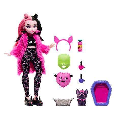Monster High Creepover Dolls - Draculaura Doll & Pet Bat Count Fabulous