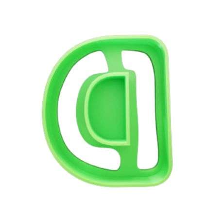Sykose Cookie Cutter - Alphabet Letter D