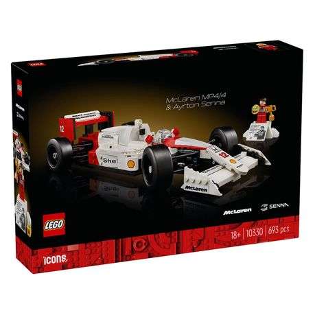 LEGO 10330 Icons McLaren MP4/4 & Ayrton Senna F1 Car Set