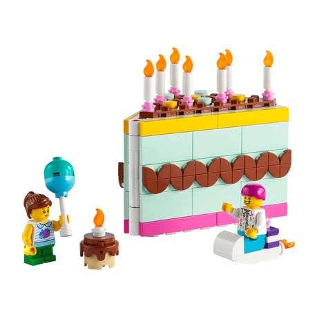 LEGO 40641 Birthday Cake Kids Party Gift Building Toy Set