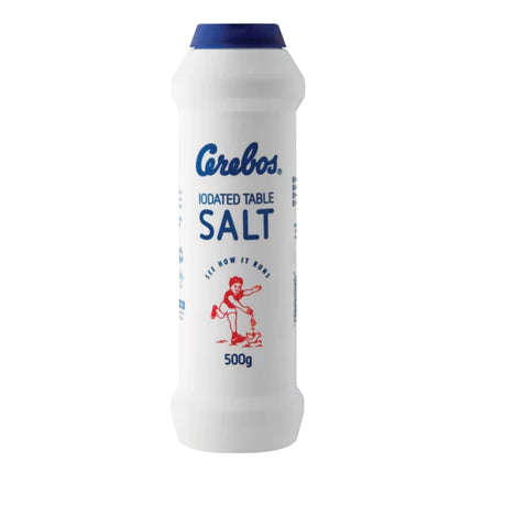 Cerebos Flask Table Salt 500g