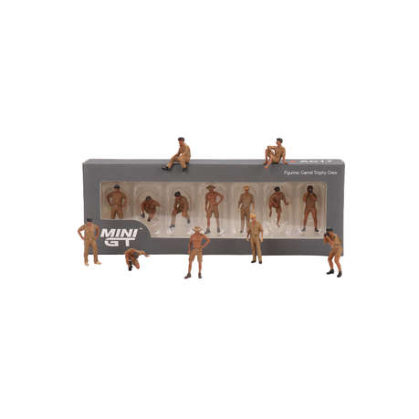 Mini GT Metal Figurine Camel Trophy Crew 1:64 Model