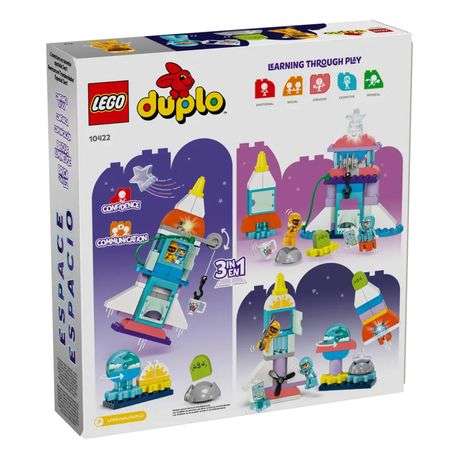 LEGO 10422 Duplo 3in1 Space Shuttle Adventure Kids Toy
