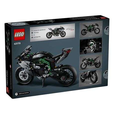 LEGO 42170 Technic Kawasaki Ninja H2R Motorcycle Toy Set Damaged Box