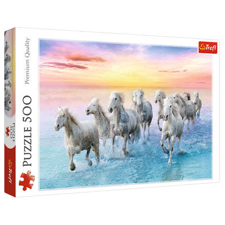 Trefl-500 Pc Puzzle Galloping White Horses