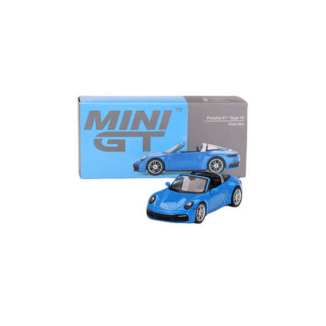 Mini GT Porsche 911 Targa 4S Shark Blue 1:64 Model