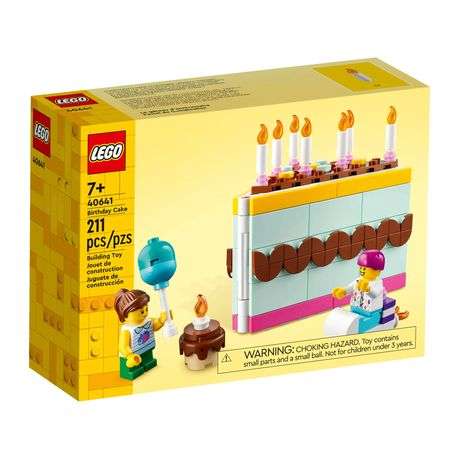 LEGO 40641 Birthday Cake Kids Party Gift Building Toy Set