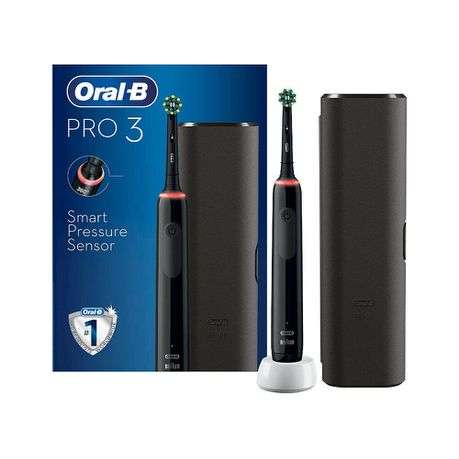 Oral-B Pro 3 - 3500 - Black Edition Electric Toothbrush + Travel Case