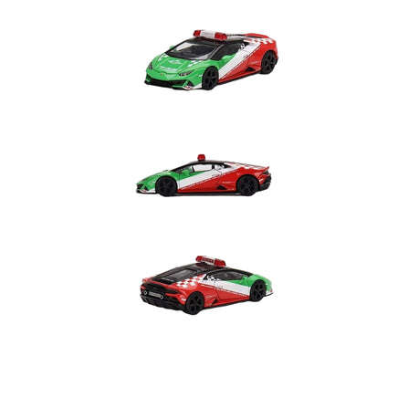 Mini GT Lamborghini Huracan EVO Bologna Airport 1:64 Model