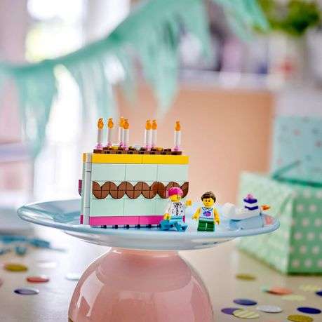 LEGO 40641 Birthday Cake Kids Party Gift Building Toy Set