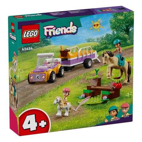 LEGO 42634 Friends Horse and Pony Trailer Building Toy