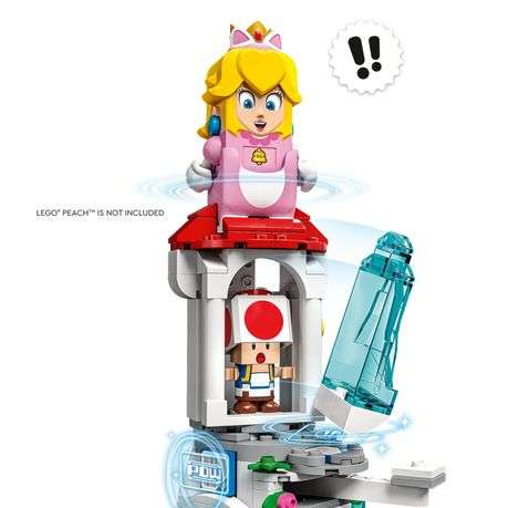 LEGO  71407 Super Mario Cat Peach Suit & Frozen Tower Set