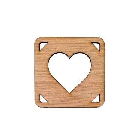 Wooden Card Cup Coaster