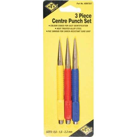 MTS Punch Centre Set 3 Piece