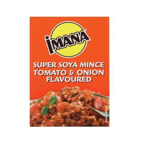 Imana Tomato And Onion Super Soya Mince - 1 x 400g (1 Individual Box)
