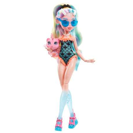 Monster High Dolls With Fashions, Pets And Accessories - Lagoona Blue
