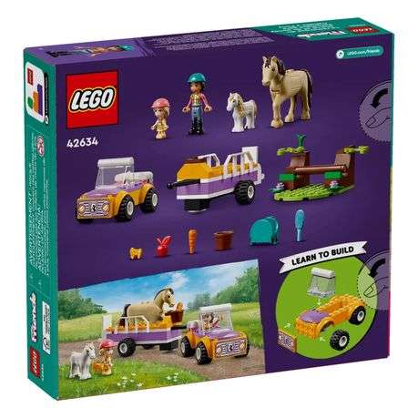 LEGO 42634 Friends Horse and Pony Trailer Building Toy