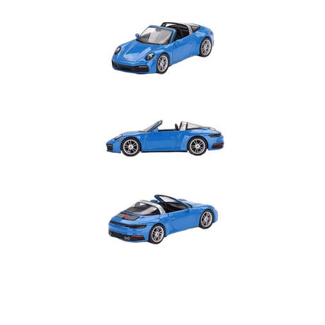 Mini GT Porsche 911 Targa 4S Shark Blue 1:64 Model
