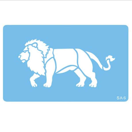 Jem Stencil - Lion - 64x 120mm / 2.5 X 4