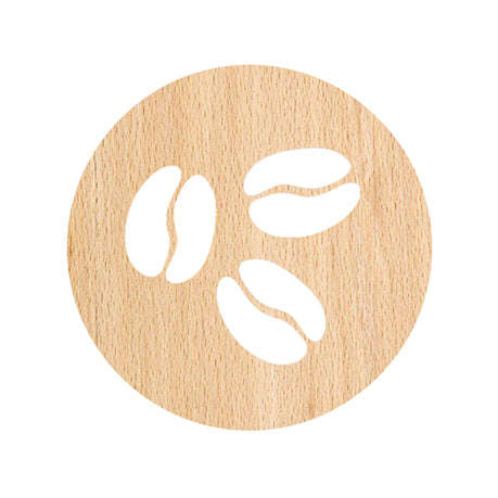 Wooden Coffee Beans Coasters
