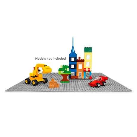 LEGO 11024 Classic Grey Baseplate Kids Brick Building Toy