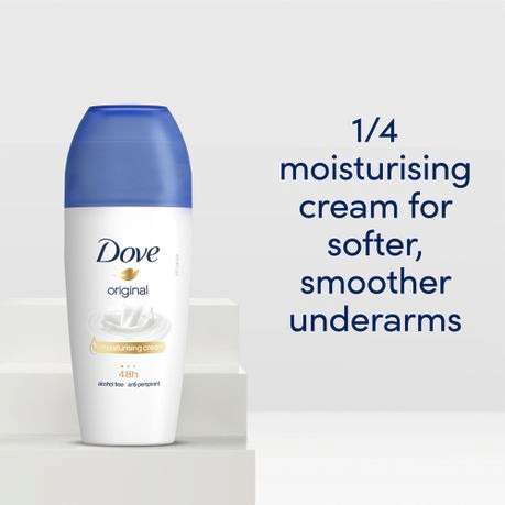 Dove Original Antiperspirant Roll-On Deodorant 50ml