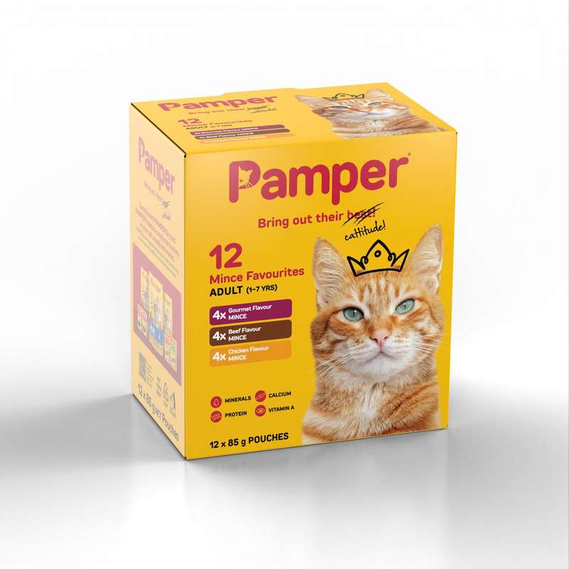 Pamper - Mince Multi-Pack - 12 x 85g