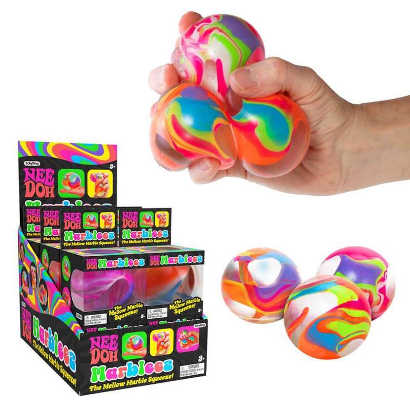 Schylling Nee Doh Marbleez Squeeze Ball