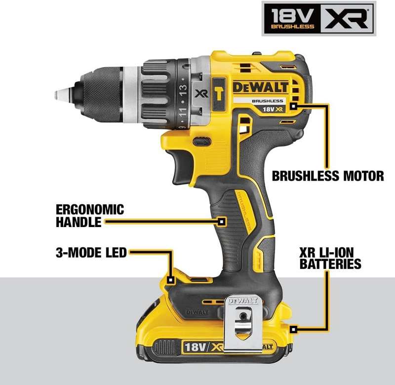 Dewalt 18V XR Brushless Hammer Drill Driver