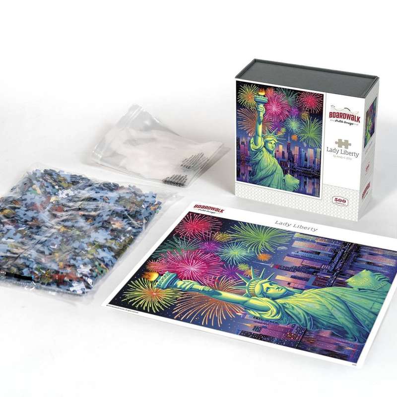 Boardwalk Lady Liberty Puzzle - 500 Piece