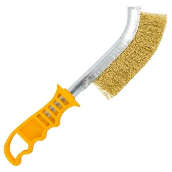 Blackspur Brass Plated Wire Brush Plt Bristles WB143