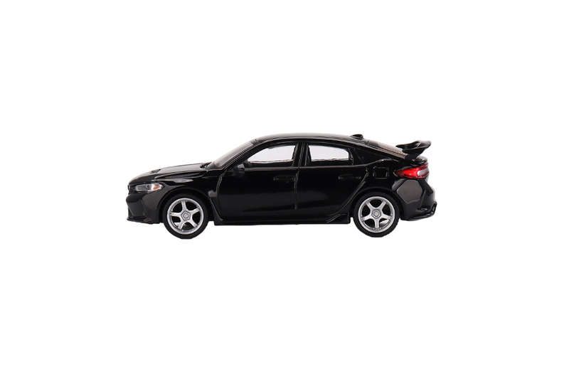 Mini GT Honda Civic Type R Crystal Black with GT Wheel 1:64 Model