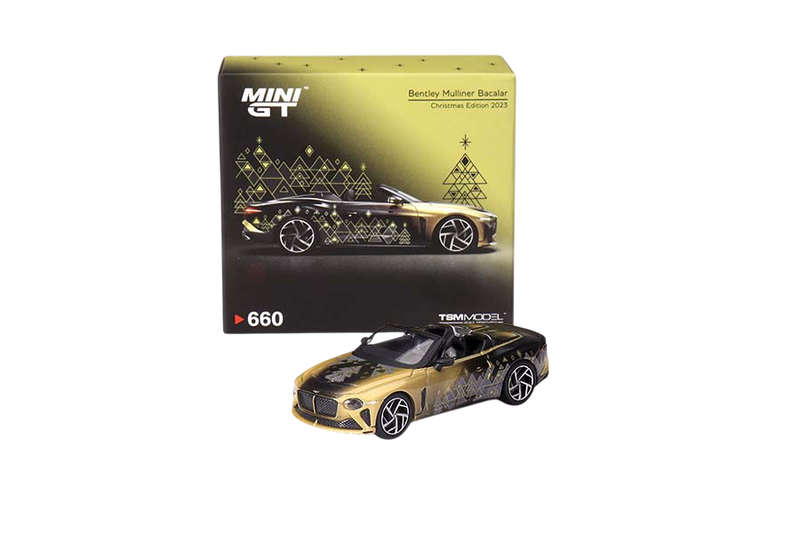 Mini GT Bentley Mulliner Bacalar 2023 Christmas Edition1:64 Model