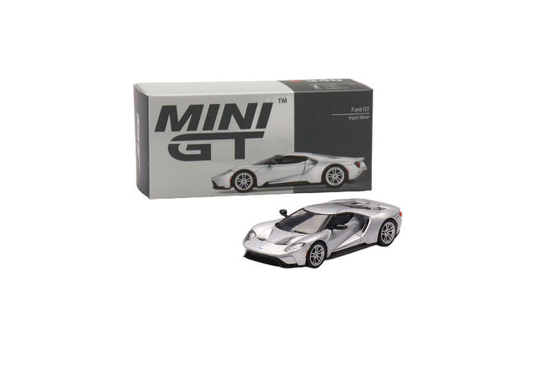 Mini GT Ford GT - Ingot Silver 1:64 Model