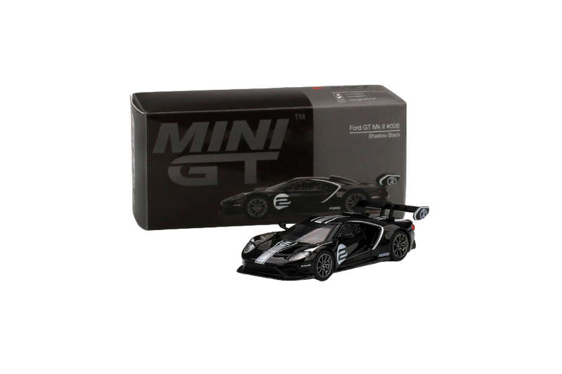 Mini GT Ford GT MKII #006 - Shadow Black 1:64 Model