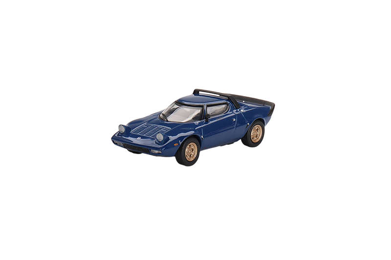 Mini GT Lancia Stratos HF Stradale Bleu Vincenes 1:64 Model