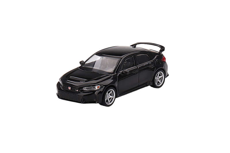 Mini GT Honda Civic Type R Crystal Black with GT Wheel 1:64 Model