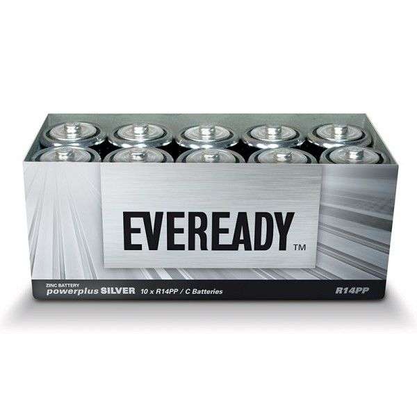 Eveready C Cell Battery Tray R14PP 10pc