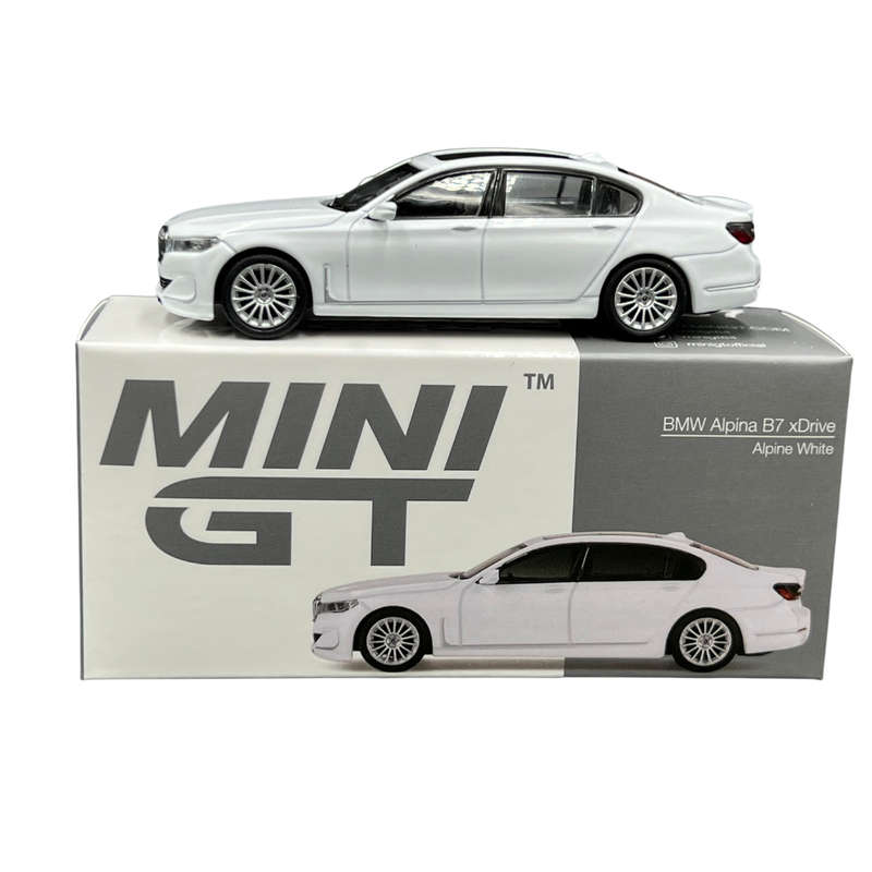 Mini GT BMW Alpina B7 xDrive Alpina White 1:64 Model